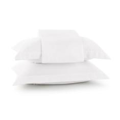 Imagem de Jogo De Lençol Lynel Cama Solteiro 2 Peças Sofistic Branco