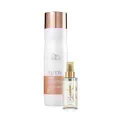 Imagem de Kit Wella Professionals Fusion Sh 250ml + Oil Reflections Light 100ml