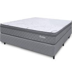 Imagem de Cama Box Colchão Viúva Espuma D45 Extra Firme Ortopédico Antialérgico Certificado 128x188x58cm - BF Colchões