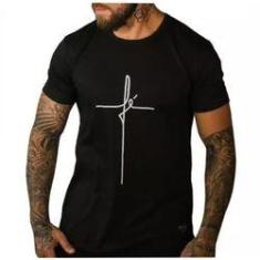 Imagem de Camiseta Gratidão Fé Jesus Moda Evangélica Goslpel 100% Algodão Two2 Create Unissex