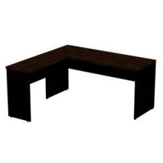 Imagem de Mesa De Canto Em L Para Escritório 1.60x1.50 Tampo 30mm NetMobil