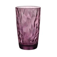 Imagem de Jogo De 6 Copos Diamond Roxo Ø8,5Xh14,4Cm 470Ml - Bormioli Rocco