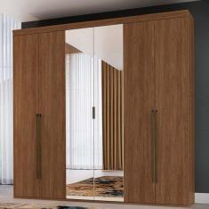 Imagem de Guarda Roupa Casal 6 Portas Com Espelhos Mdf Originale 2,67 M