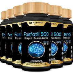 Imagem de 6X Fosfatil 500 Omega 3 Fosfatidilserina 30Caps Hf Suplement - Hf Supl