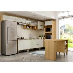 Imagem de Cozinha Modulada Verace 9 Peças com Balcão Ilha - MX Móveis