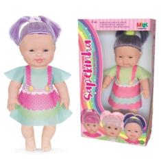 Imagem de Boneca Brinquedo Sapekinha Tuca Coleção Colors Bebêzinha - Milk Brinqu
