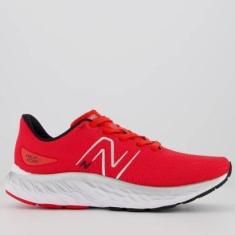 Imagem de Tênis New Balance Fresh Foam X Evoz V3 Vermelho-Masculino