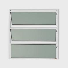 Imagem de Janela de Alumínio Basculante 60x60cm Vidro Mini Boreal Master Brimak