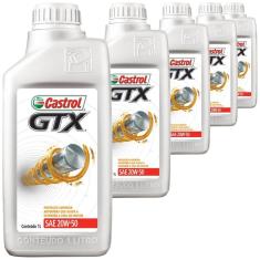 Imagem de 5 Óleo Mineral 20W50 Gtx Anti Borra Castrol Toyota