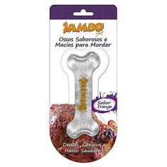 Imagem de Mordedor Jambo Osso Silicone Boninho Frango Pequeno