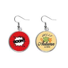Imagem de Boom Cartoon Spark Art Deco Presente Fashion Orelha Pendente Folha Outono Brinco Joia