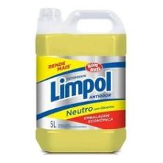 Imagem de Detergente Limpol 5 Litros Neutro Bombril Galão Economico