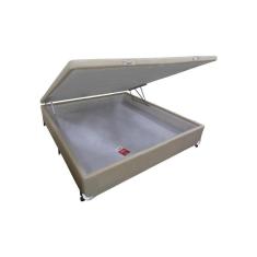 Imagem de Cama Box Baú Universal Viúva Linho Clean (128x188x35) - Castor
