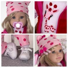 Imagem de Boneca Baby + Bolsa Maternidade Girafinha Magazine Luiza - Cegonha Reb