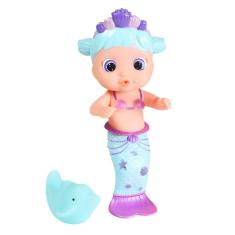 Imagem de Boneca de brinquedo infantil Play House vai pulverizar água sereia boneca de vinil simulação boneca macia caixa de presente de aniversário