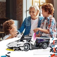 Imagem de Carrinho Bloco de Montar 1337 Peças Encaixe Brinquedo Educativo Infant
