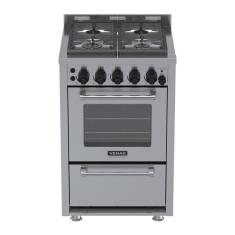 Imagem de Fogão de Piso Venax Temis 4 Bocas Cor Inox Acendimento Automático Grill