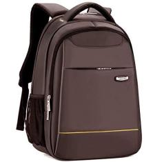 Imagem de Mochila para laptop Mochila para computador masculino Mochila de viagem de grande capacidade, tecido impermeável selecionado, tecido de malha respirável com wicking nas costas