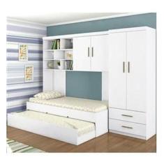 Imagem de Quarto Modulado Infantil 4 Peças Com Cama Auxiliar Chiara Phoenix - Ph