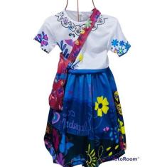Imagem de Fantasia Infantil Mirabel vestido e bolsa Princesa - Custelinha Kids, 