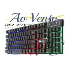 Imagem de Teclado Gamer Semi Mecânico Usb com Led Knup - KP-2043