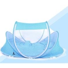 Imagem de Berço Bebê Portátil Tenda Mosquiteiro Cama 3 Peças Menino - Lorben