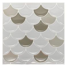 Imagem de Pastilha Adesiva Resinada Escamas Kit 4 Placas Adesivo 3 M