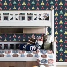 Imagem de Papel De Parede Adesivo Boho Tenda Indígena N07022 R 0,58X3M