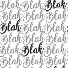 Imagem de Papel de Parede Blah Blah Clean