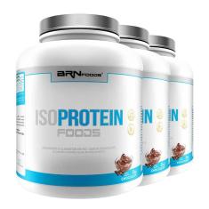 Imagem de Kit 3X Iso Protein Foods 2Kg  – Brnfoods Sabor Chocolate