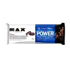 Imagem de Barra de Proteína Max Titanium Power Protein Bar Sabor Cookies 41g