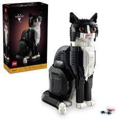 Imagem de Lego Ideas: Tuxedo Cat Decoração Para Amantes De Gatos