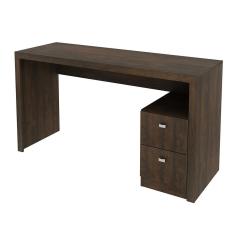Imagem de Mesa com 2 Gavetas para Escritório Home Office ME4130 MDP Rustico - Gran Belo