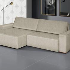 Imagem de Sofá Siena - Retrátil / Reclinável 220 Cm- Linho - Estofados Grafani