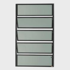 Imagem de Janela de Alumínio Basculante 100x60cm Vidro Mini Boreal Master Brimak