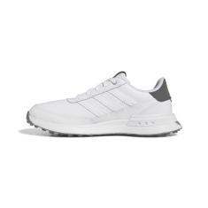 Imagem de adidas Tênis de golfe masculino S2g Spikeless Leather 24, Calçado branco/carvão, 39