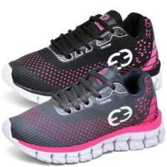 Imagem de Kit 2 Tênis Infantil Feminino Evoltenn Impacto Cinza/Rosa, Cinza, Rosa