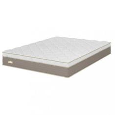 Imagem de Colchão King 193cm Molas Ensacadas Ferrara Umaflex, Bege/ Branco