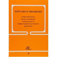 Imagem de Populorum Progressio - Paulo Vi - 9788535617214