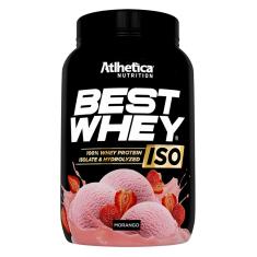 Imagem de Best Whey Iso - 900g - Morango - Atlhetica Nutrition