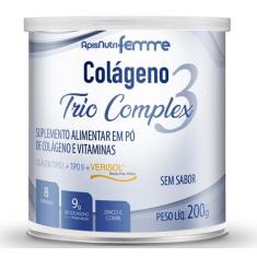 Imagem de COLáGENO TRIO COMPLEX VERISOL + TIPO II NATURAL 200G FEMME - APISNUTRI Imuni 