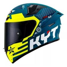 Imagem de Capacete Moto Fechado KYT TT Couse, FUSELAGE YELLOW GLOSS