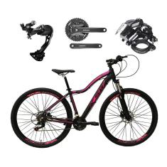 Imagem de Bicicleta Aro 29 Ksw Mwza Feminina Câmbio Traseiro Shimano Alívio e Altus 27v Hidráulico Trava-Feminino