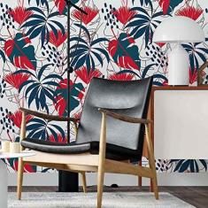 Imagem de Papel de Parede Adesivo Folha Natureza N02020 Rolo de 0,58x3,00M