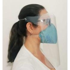 Imagem de Kit Com 50 Unidades Máscaras Facial Protetora Rosto Dello Face Shield