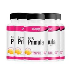 Imagem de Kit 05 Óleo De Prímula 500Mg 120Cps - Duom
