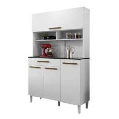 Imagem de Armário De Cozinha 4 Portas 1 Gaveta Itália Arte Móveis