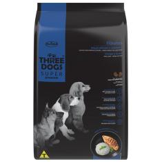 Imagem de Ração Seca Three Dogs Super Premium Frango e Arroz para Cães Filhotes Raças Médias e Grandes - 3 Kg