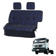 Imagem de Sofá Cama Caminhão Euro 5 Cabine Grande Azul - Pampa