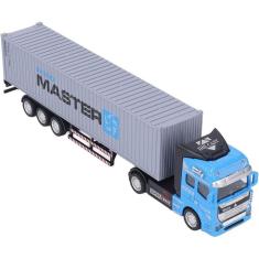 Imagem de Caminhão de contêiner de brinquedo separável Big Alloy Express Carrier